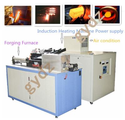 China 400KW High Power Induction Forging Furnace For Steel Rod Forging for sale