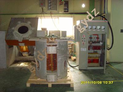 China Silicon Cabide Control Metal Melting Furnace For 200KG Iron,Steel,Brass,Aluminum,Silver for sale