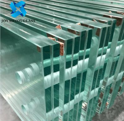 China Dining Table Tempered Laminated Glass Sheets 6.38mm-100mm Stainless Steel Frame for sale