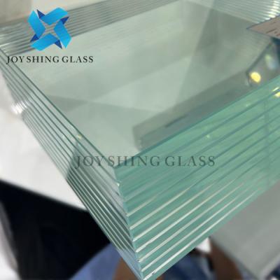 China Wit Gelamineerd Glas 6+6mm Dubbele gelamineerde glasgordijngevel Te koop