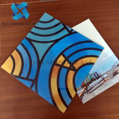 China Digital Printing Coated Glass Color Pattern Shape Customization zu verkaufen