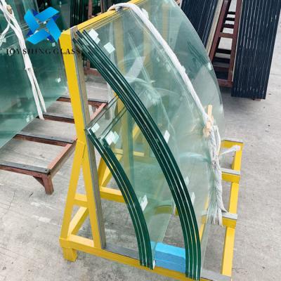 China Customized Curved Ultra Clear Tempered Laminated Glass For Aquariums for sale