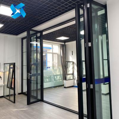 China Thermal Break Aluminium Folding Sliding Doors For House for sale