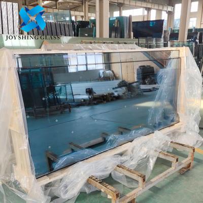 China Customized Blue Grey Tinted Insulated Glass For Curtain Walls for sale