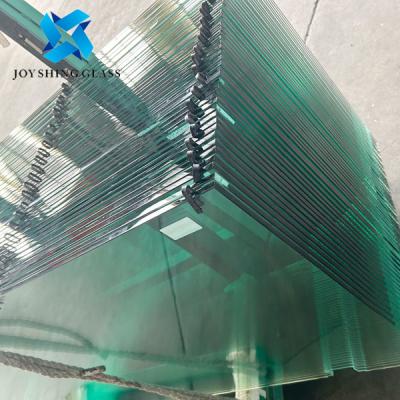 China Clear Toughened Heat Soaked Glass 4mm Clear Safety Toughened Glass for sale