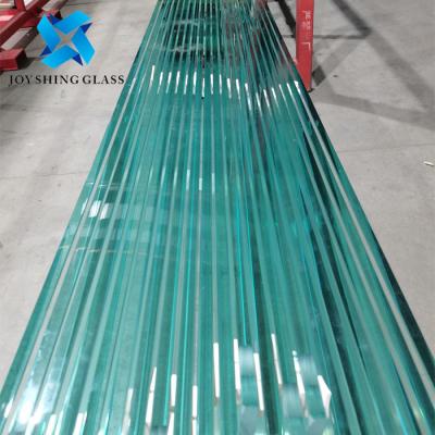 China Crystal Tempered Glass Railing 8mm 10mm 12mm Safety Toughened Glass for sale