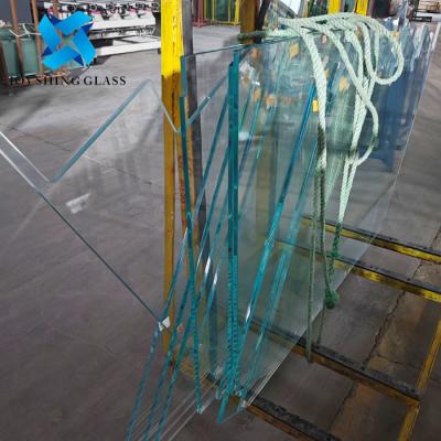 China 8mm Crystal Toughened Glass 5/16 Inch Tempered Staircase Glass for sale