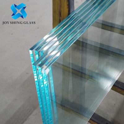 China Customized Ultra Clear 12mm 15mm Balustrade Toughened Glass for sale