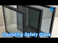 Clear Insulating Safety Glass Tempered Low E Heat Insulation For Window