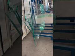 Customized ultra clear tempered glass railings