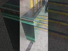 15mm clear toughened glass with holes