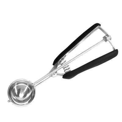 China 304 Stainless Steel Ice Cream Scooper Amazon Fruit Ice Cream and Dessert Spoon Viable for sale