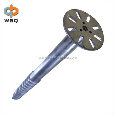 China ground screw pile for base WBQ F219*2700*298 for sale