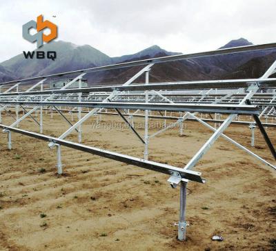 China WBQ Commercial Solar Mounting System With Ground Screws For Farm for sale