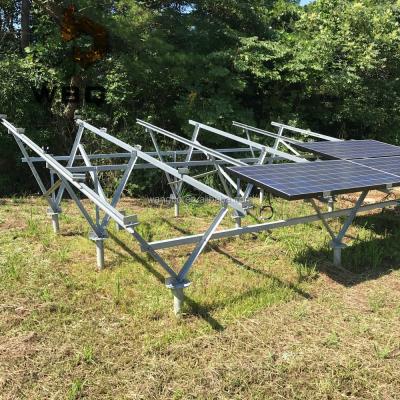 China Commercial solar mounting system with wbq ground screws / pole anchor for sale