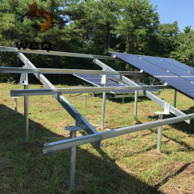 China Commercial solar mounting system with wbq ground screws / pole anchor for sale