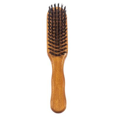 China 2021 Sustainable New Design Pet Grooming Brush Wooden Handle Dog Hair Slicker Brush for sale