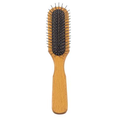 China 2021 Sustainable Wholesale Wooden Self Cleaning Dog Bristle Brush Dog And Cat Grooming for sale