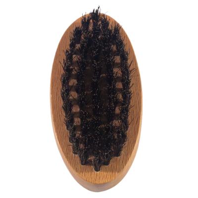 China Custom Logo Beard Brush China Supplier Round Beard Brush Boar Shaving Brush for sale