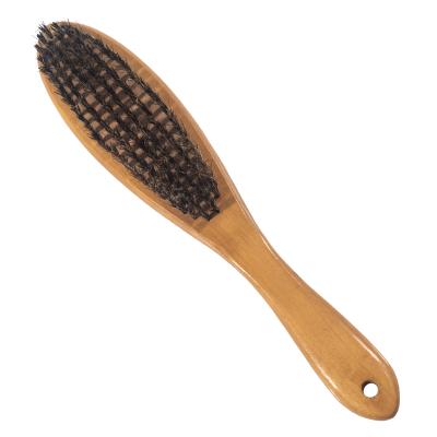 China Sustainable Factory Wholesale Durable Wooden Felt Horsehair Stiffens Cleaning Brush Dust for sale