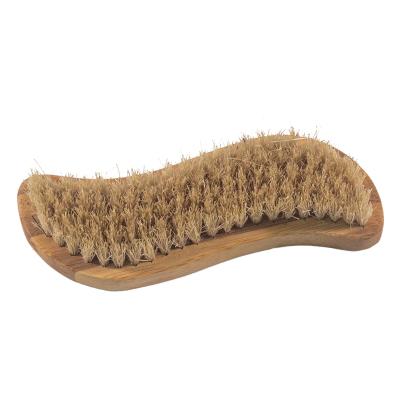 China Boar 2021 Wholesale Bamboo Hair Shower Foot Scrubber Brush Wooden Bath Rubbing Brush JFFC-B105N for sale