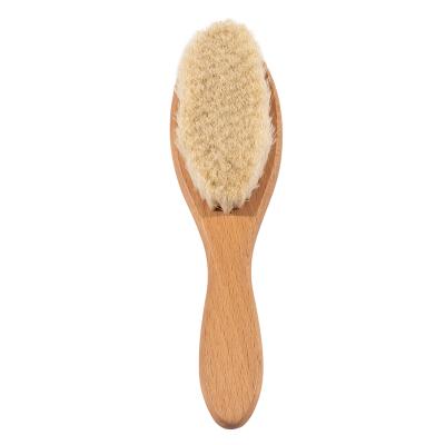 China All Natural 2021 Wholesale Wooden Handle Baby Hair Brush Comb Set for sale