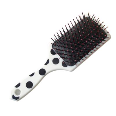 China Home Factory Wholesale Plastic Air Cushion Hair Brush Cow Color for sale