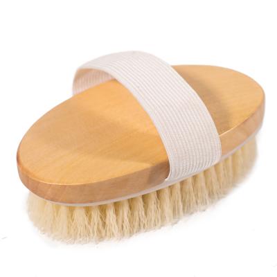 China All Natural Best Selling Wooden Handle Bath Brush Exfoliating Bathing Brush for sale