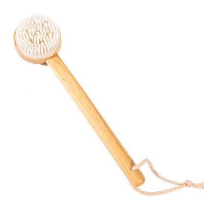 China All Natural China Supplier Long Handle Wooden Bath Brush for sale