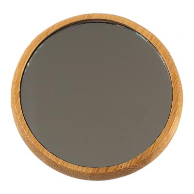 China Modern China Supplier Wooden Pocket Mirror Foldable Portable Mirror for sale