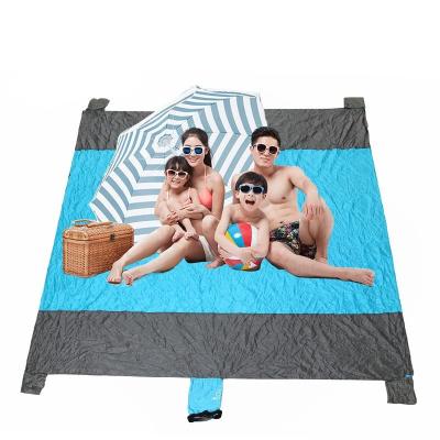 China Outdoor Camping Hiking Rug Cloth Beach Mat Portable Quick Drying Picnic Outdoor Camping Traveling Nylon Mat for sale