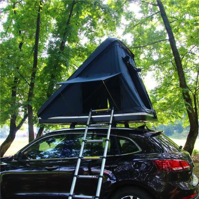 China Diagonal Tying Type Car Roof Top Camping Tent Outdoor Double Life Off Diagonal Tent Large Space Hardshell Roof Ground Rollover ABS Diagonal Tent for sale