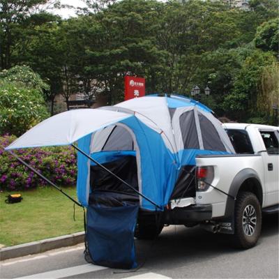 China Diagonal Tying Type Fishing Tent 210D Oxford Fiberglass Rod Tourism Camping Car Tail Tent Leisure Field Fishing Tent for sale