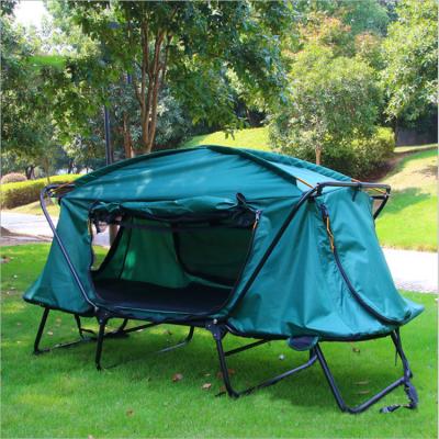 China Wholesale Fishing Tent Ice Water Proof Factory Single Camping Bed Portable Automatic Folding Off Ground Tent for sale