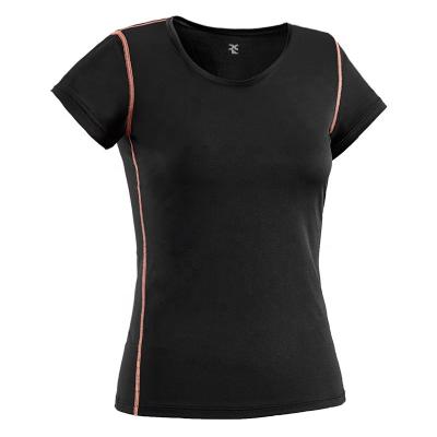 China Anti-pilling Wholesale Custom Oversized Tagless Polyester Gym T-Shirts For Women for sale