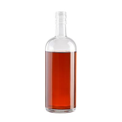 China Beverage Factory wholesale price 375ml 500ml 750ml vodka whisky liquor alcohol spirit glass bottle with screw cap for sale