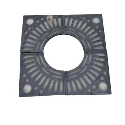 China Modern Professional Manufacturer Square Round Heavy Duty Cast Iron Manhole Cover Frame for sale