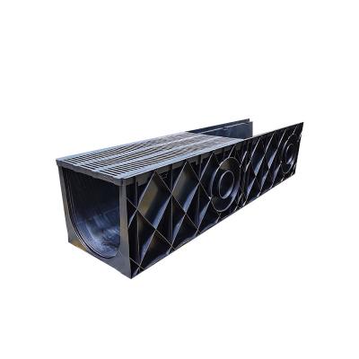 China Factory Direct Sales Modern Irrigation Drain Gutter Plastic HDPE Drainage Ditch for sale