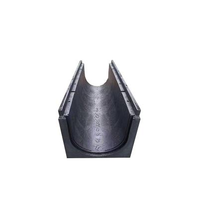 China Modern Outdoor U Shaped Groove Roadway Precast Linear Plastic Drainage Ditch for sale