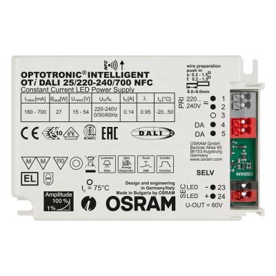 China DALI Driver OTi DALI 25/220-240/700 NFC Driver Indoor Lighting Compact DALI AMS-OSRAM Dimming Tube Projector OTi DALI 25/220-240/700 NFC NFC panel lamp for sale