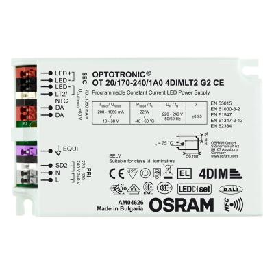 China Wholesale AMS-OSRAM Dimming LED Driver OT 20/170-240/1A0 4DIMLT2 G2 CE DALI OT 20/170-240/1A0 4DIMLT2 G2 CE for sale