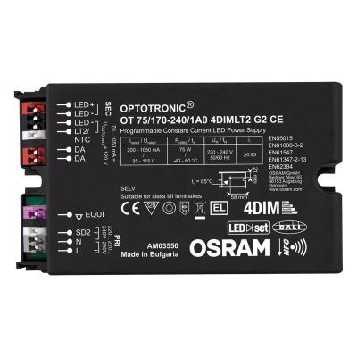 China Wholesale AMS-OSRAM Dimming LED Driver OT 75/170-240/1A0 4DIMLT2 G2 CE DALI OT 75/170-240/1A0 4DIMLT2 G2 CE for sale