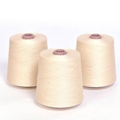 China High Tenacity Weaving Spun Silk Cotton Yarns 48Nm / 2 55% Silk 45% Cotton Spun Silk Cotton Yarns for sale