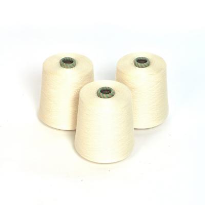 China 2021 high quality 100% undyed sustainable mulberry spun silk yarn in natural color for sale