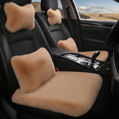 China Plush Luxury Custom Car Seat Covers / Seat Covers Fit All Factory Direct Sale Pink Brown Black White Gray Beige Sit Covers Car Seat for sale