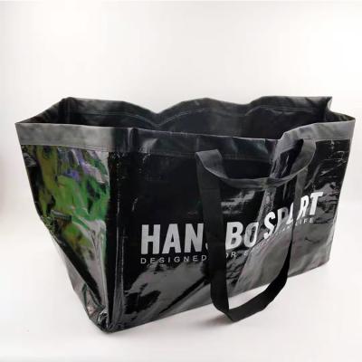 China Recycled Polypropylene Woven Shopping Bag CMYK Offset Printing for sale