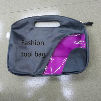 China PVC And Satin Makeup Toiletry Bag A4 Size 200g-400g Cosmetic Hand Bags for sale