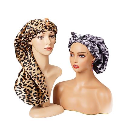 China Seal moisture Satin Sleeping Hair Bonnets For Hair Braid for sale