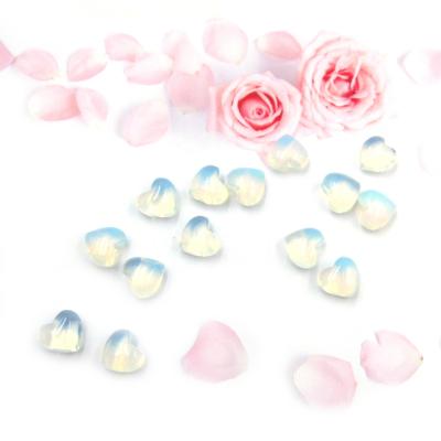 China China Factory Price No Stick No Love Chemical Opalite Gift 15*15*10mm Crystal Heart for sale