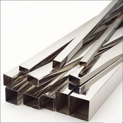 China Decoration Construction Hig Quality AISI 316 Square Profile Stainless Steel Rectangular Tube for sale